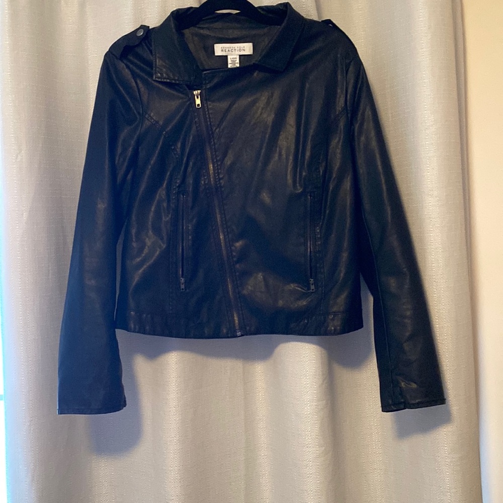 Faux leather jacket